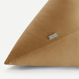 BEIJA Pyramid Throw Pillow in Camel