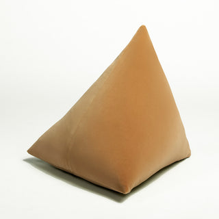 BEIJA Pyramid Throw Pillow in Camel