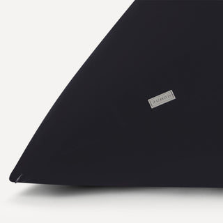 Shop our black modern throw pillow, the BEIJA. Pyramid shaped and handmade from the finest velvet and materials by skilled craftspersons in our Manhattan studio.