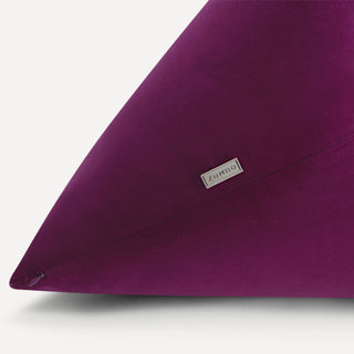 Shop our purple modern throw pillow, the BEIJA. Pyramid-shaped and handmade from the finest velvet and materials by skilled craftspersons in our Manhattan studio.