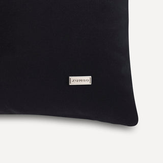 Shop our black designer lumbar pillow, the BIANCA. Handmade from the finest velvet and materials by skilled craftspersons in our Manhattan studio.