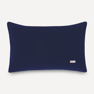 Shop our navy designer lumbar pillow, the BIANCA. Handmade from the finest velvet and materials by skilled craftspersons in our Manhattan studio.