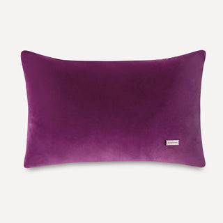 Shop our purple designer lumbar pillow, the BIANCA. Handmade from the finest velvet and materials by skilled craftspersons in our Manhattan studio.