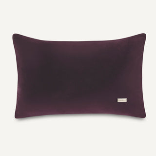 Shop our plum designer lumbar pillow, the BIANCA. Handmade from the finest velvet and materials by skilled craftspersons in our Manhattan studio.