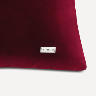 Shop our burgundy designer pillow, the BIANCA. Handmade from the finest velvet and materials by skilled craftspersons in our Manhattan studio.