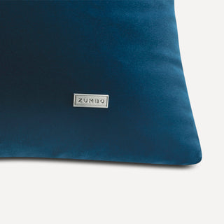 Shop our blue designer pillow, the BIANCA. Handmade from the finest velvet and materials by skilled craftspersons in our Manhattan studio.