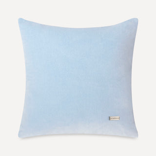 Shop our light blue designer pillow, the BIANCA. Handmade from the finest velvet and materials by skilled craftspersons in our Manhattan studio.