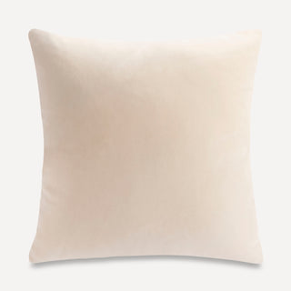 Shop our cream decorative throw pillow, the CASEY. Handmade from the finest velvet and materials by skilled craftspersons in our Manhattan studio.