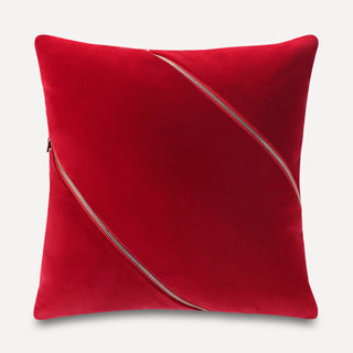 CASEY Square Throw Pillow in Paprika