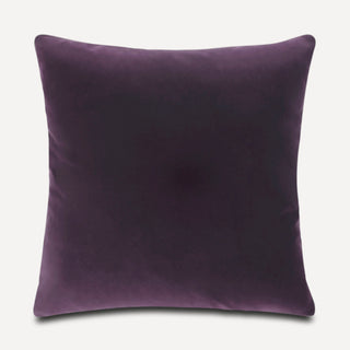 Shop our plum decorative throw pillow, the CASEY. Handmade from the finest velvet and materials by skilled craftspersons in our Manhattan studio.