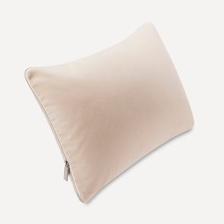 Shop our cream lumbar toss pillow, the HALEY. Handmade from the finest velvet and materials by skilled craftspersons in our Manhattan studio.