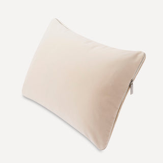 Shop our cream lumbar toss pillow, the HALEY. Handmade from the finest velvet and materials by skilled craftspersons in our Manhattan studio.