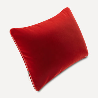 Shop our paprika lumbar toss pillow, the HALEY. Handmade from the finest velvet and materials by skilled craftspersons in our Manhattan studio.