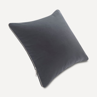 Shop our gray toss pillow, the HALEY. Handmade from the finest velvet and materials by skilled craftspersons in our Manhattan studio.