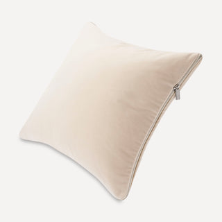 Shop our cream toss pillow, the HALEY. Handmade from the finest velvet and materials by skilled craftspersons in our Manhattan studio.