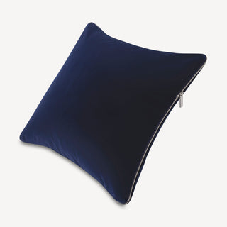 Shop our navy toss pillow, the HALEY. Handmade from the finest velvet and materials by skilled craftspersons in our Manhattan studio.