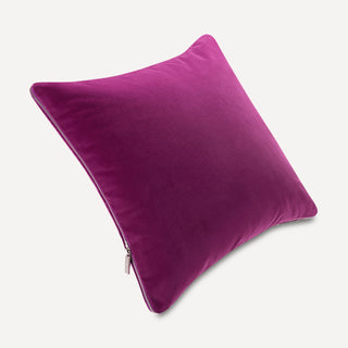 Shop our purple toss pillow, the HALEY. Handmade from the finest velvet and materials by skilled craftspersons in our Manhattan studio.