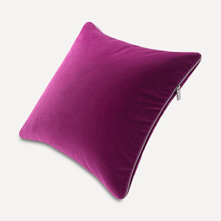 Shop our purple toss pillow, the HALEY. Handmade from the finest velvet and materials by skilled craftspersons in our Manhattan studio.