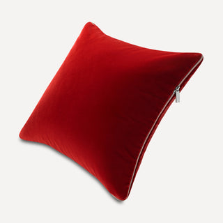 Shop our paprika toss pillow, the HALEY. Handmade from the finest velvet and materials by skilled craftspersons in our Manhattan studio.