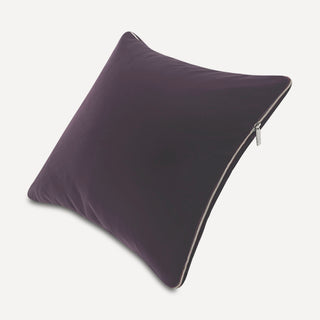 Shop our plum toss pillow, the HALEY. Handmade from the finest velvet and materials by skilled craftspersons in our Manhattan studio.