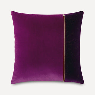 Shop our purple velvet throw pillow, the MAXIMILLIAN. Handmade from the finest velvet and materials by skilled craftspersons in our Manhattan studio.