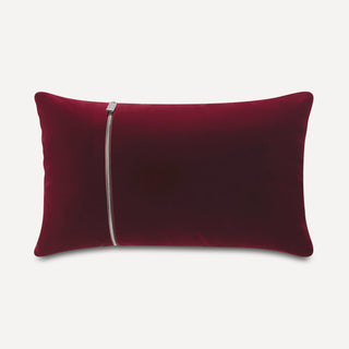 Shop our burgundy velvet lumbar pillow, the SOPHIE. Handmade from the finest velvet and materials by skilled craftspersons in our Manhattan studio.