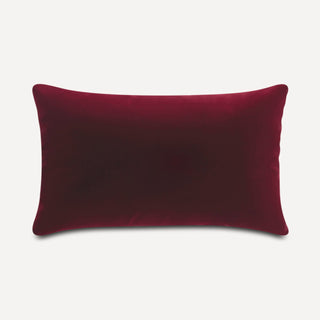 Shop our burgundy velvet lumbar pillow, the SOPHIE. Handmade from the finest velvet and materials by skilled craftspersons in our Manhattan studio.