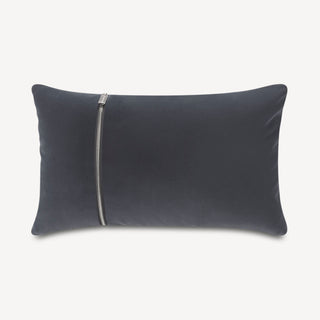 Shop our gray velvet lumbar pillow, the SOPHIE. Handmade from the finest velvet and materials by skilled craftspersons in our Manhattan studio.