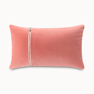 Shop our pink velvet lumbar pillow, the SOPHIE. Handmade from the finest velvet and materials by skilled craftspersons in our Manhattan studio.