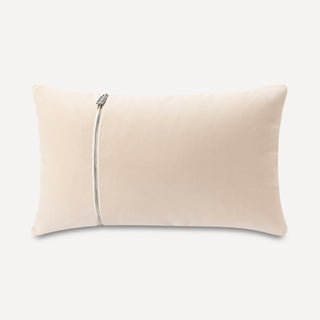 Shop our cream velvet lumbar pillow, the SOPHIE. Handmade from the finest velvet and materials by skilled craftspersons in our Manhattan studio.