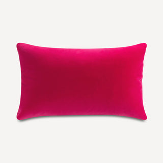 Shop our fuchsia velvet lumbar pillow, the SOPHIE. Handmade from the finest velvet and materials by skilled craftspersons in our Manhattan studio.