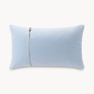 Shop our light blue velvet lumbar pillow, the SOPHIE. Handmade from the finest velvet and materials by skilled craftspersons in our Manhattan studio.