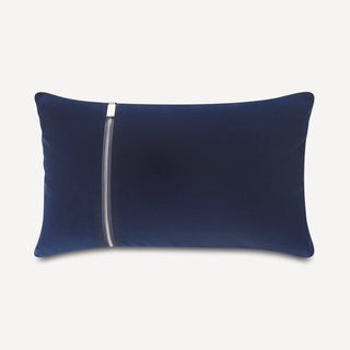 Shop our navy velvet lumbar pillow, the SOPHIE. Handmade from the finest velvet and materials by skilled craftspersons in our Manhattan studio.