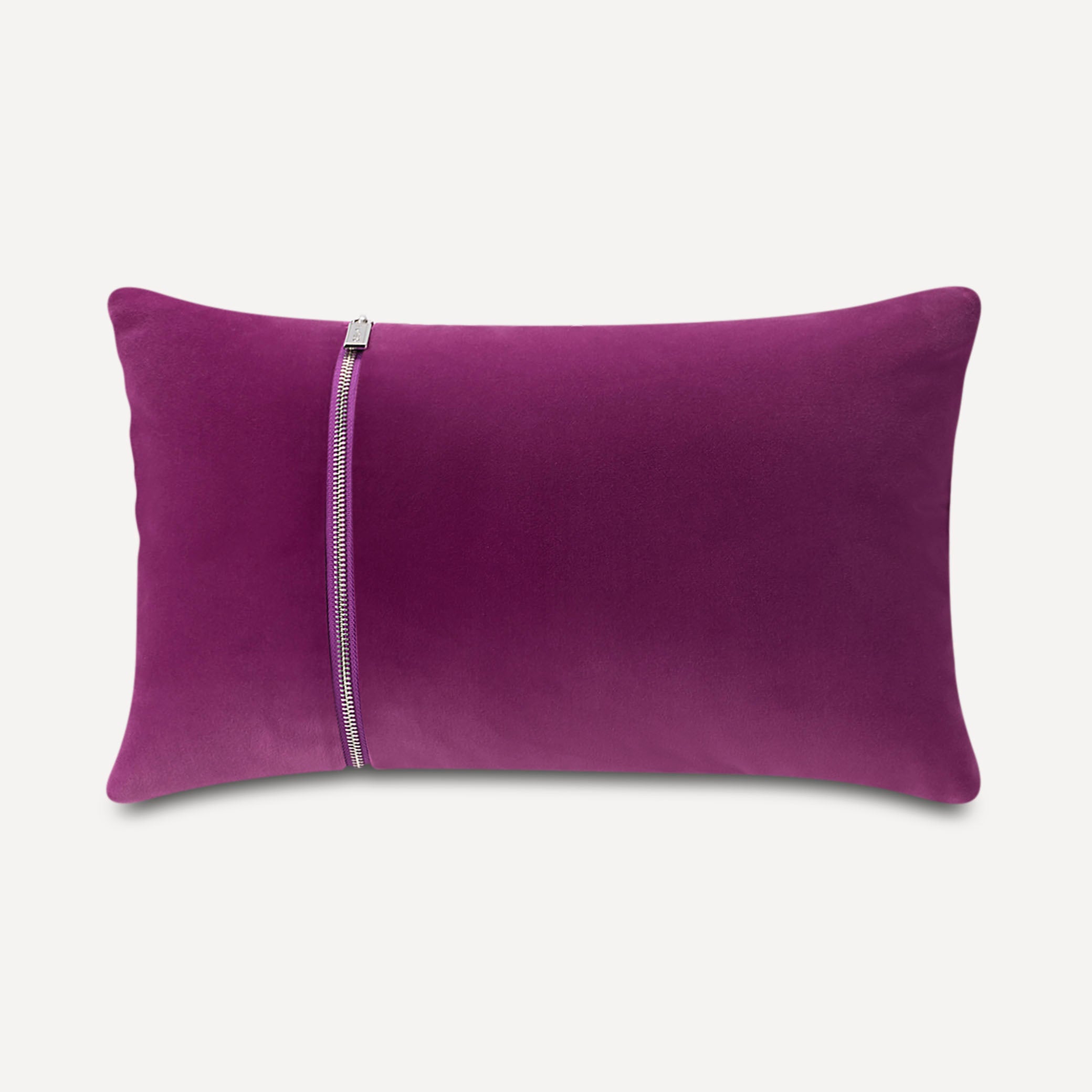 Purple velvet sales lumbar pillow