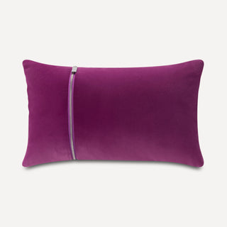 Shop our purple velvet lumbar pillow, the SOPHIE. Handmade from the finest velvet and materials by skilled craftspersons in our Manhattan studio.