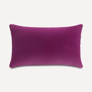 Shop our purple velvet lumbar pillow, the SOPHIE. Handmade from the finest velvet and materials by skilled craftspersons in our Manhattan studio.