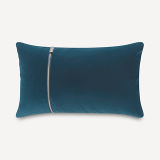 Shop our blue velvet lumbar pillow, the SOPHIE. Handmade from the finest velvet and materials by skilled craftspersons in our Manhattan studio.