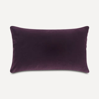 Shop our plum velvet lumbar pillow, the SOPHIE. Handmade from the finest velvet and materials by skilled craftspersons in our Manhattan studio.