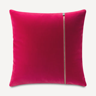 Shop our fuchsia velvet pillow, the SOPHIE. Handmade from the finest velvet and materials by skilled craftspersons in our Manhattan studio.